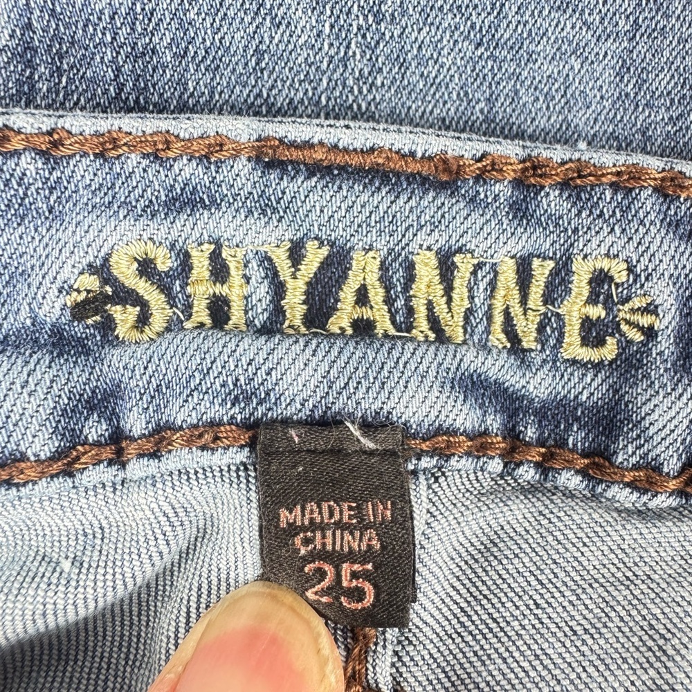 Shyanne Light Blue Women's Skinny Jeans - Picture 5 of 7